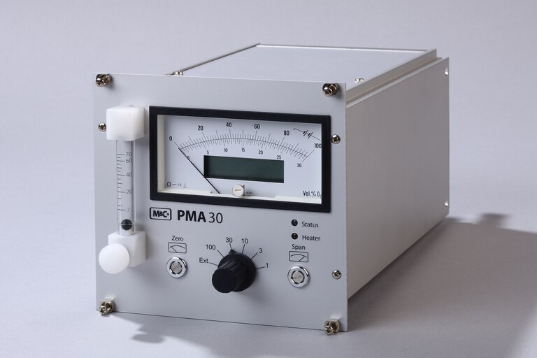 Schrägansicht Sauerstoff-Analysator PMA30
