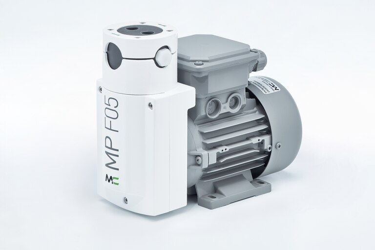 Schrägansicht Faltenbalgpumpe MP-F05